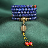 Natural 5A Imperial Lapis Lazuli 108 Beads Bracelet