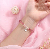 Natural Pink Crystal Bracelet