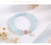 Natural Pink Crystal Bracelet
