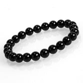 Black agate rose stone bracelet