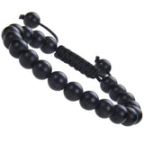 Tiger eye stone lovers Bracelet frosted jewelry