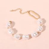 Baroque irregular pearl bracelet