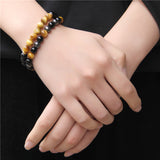 Yellow Tiger Bracelet Black Agate Combination Bracelet