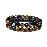 Yellow Tiger Bracelet Black Agate Combination Bracelet