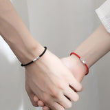 Chinese Style Natal Year Red Rope Braided Couple Bracelet