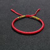 Red Rope Retro Ethnic Style Handmade Hand Rope