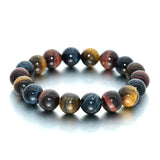 Natural Tiger Eye Stone Men's Bracelet