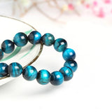 Natural Tiger Eye Stone Men's Bracelet