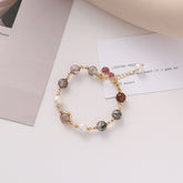 Fashion Simple Ladies Pearl Crystal Bracelet