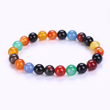 Bracelet Yoga Pure Bead Bracelet 8mm Stone Volcanic Stone Agate Diy Bracelet