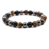 Magnet and tiger eye Beaded health bracelet