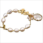 Baroque freshwater pearl bracelet