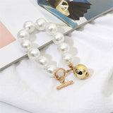 Imitation pearl bracelet