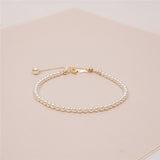 3mm Mini Pearl Slim Bracelet