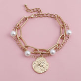 Imitation pearl bracelet
