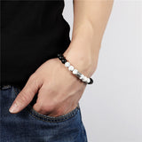 Twelve constellation black frosted bracelet