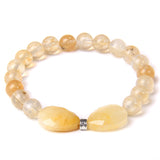 Infinite Affection - Natural Crystal Embrace Bracelet