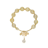 Natural Blonde Crystal Bracelet Transfer Lucky