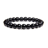 Natural Tiger Eye Volcanic Rock Agate Beads Bracelet