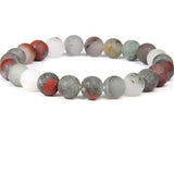 8mm Green Gold Tiger Eye Yoga DIY Agate Bead Bracelet