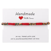 Retro Simple Ethnic Style Lucky Red Rope Bracelet