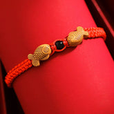 Pisces Koi Red Rope Bracelet Birth Year