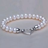 Pearl bracelet purple freshwater pearl bracelet European and American vintage jewelry