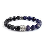 Tiger Eye Agate 10mm Faceted Stone Bracelet