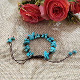 Crystal agate gravel hand-woven bracelet