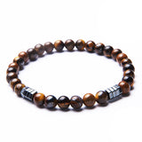 Black Agate man's Bracelet