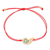 Conch Red Rope Simple Bracelet