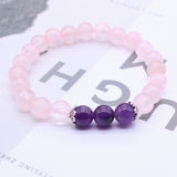 Eternal Grace - Amethyst Lotus Spirit Bracelet