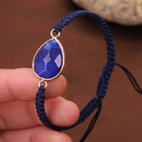 Fashion Personality Water Drop Lapis Lazuli Bracelet