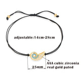 Conch Red Rope Simple Bracelet