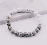 Agate Beads Filament Bracelet