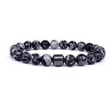 Volcanic Rock Tiger Eye Bead Bracelet