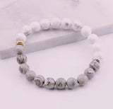 Agate Beads Filament Bracelet