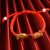 Pisces Koi Red Rope Bracelet Birth Year