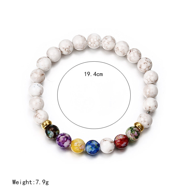 Natural Agate Volcanic Stone Bracelet