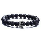 Natural Agate Volcanic Stone Bracelet