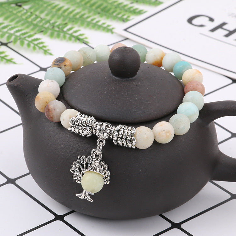 Lucky Tree Agate Mosha Bracelet