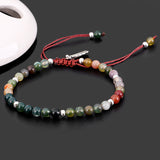 Handmade Bead Bracelet, Imitated Aquatic Agate Stone Bracelet, Female Jewelry