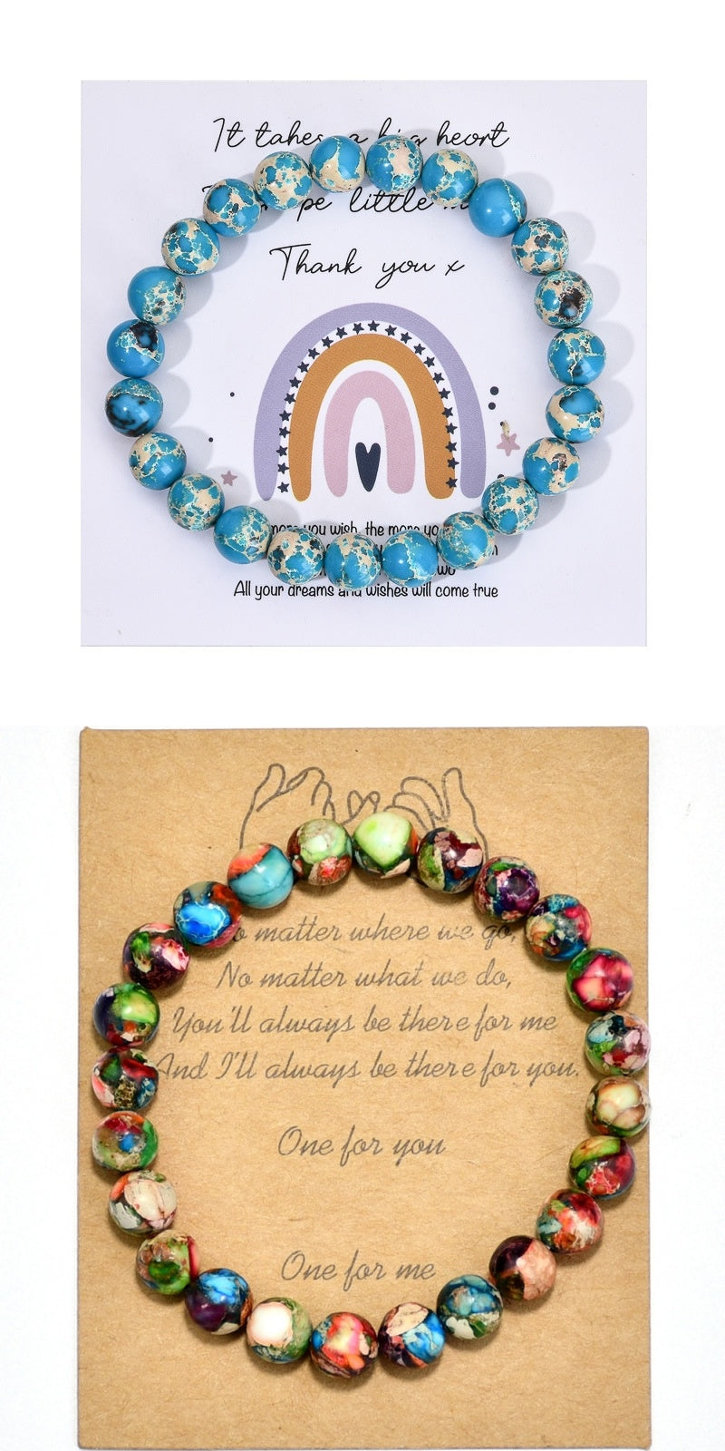 New Pink Crystal Bracelet Women's Handmade Red Agate Tiger Eye Blue Gold Mixed Color Beaded Bracelet Wholesale